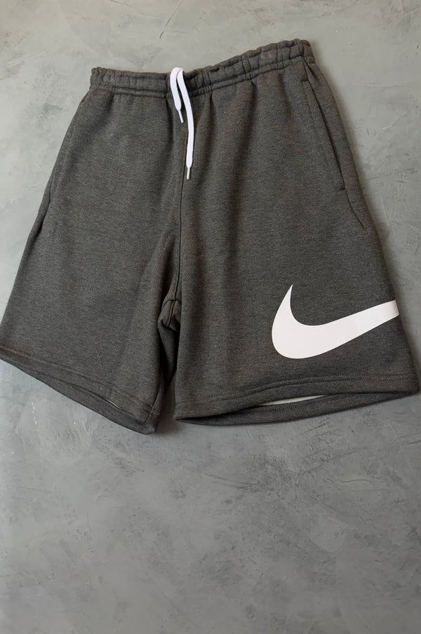 Bermuda Moletom Nike Cinza