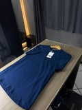 Camiseta Zara Slim Fit Azul