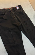 Calça Jogador Rasgada Preta - 100% Original