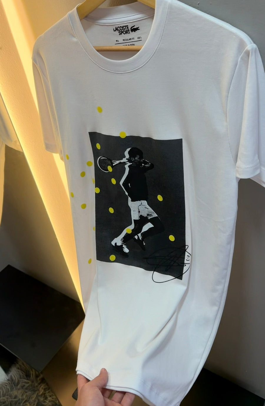 Camiseta Lacoste Djokovic - Branca