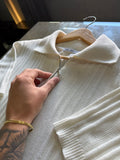 Camiseta Polo Italiana Zara - Branca