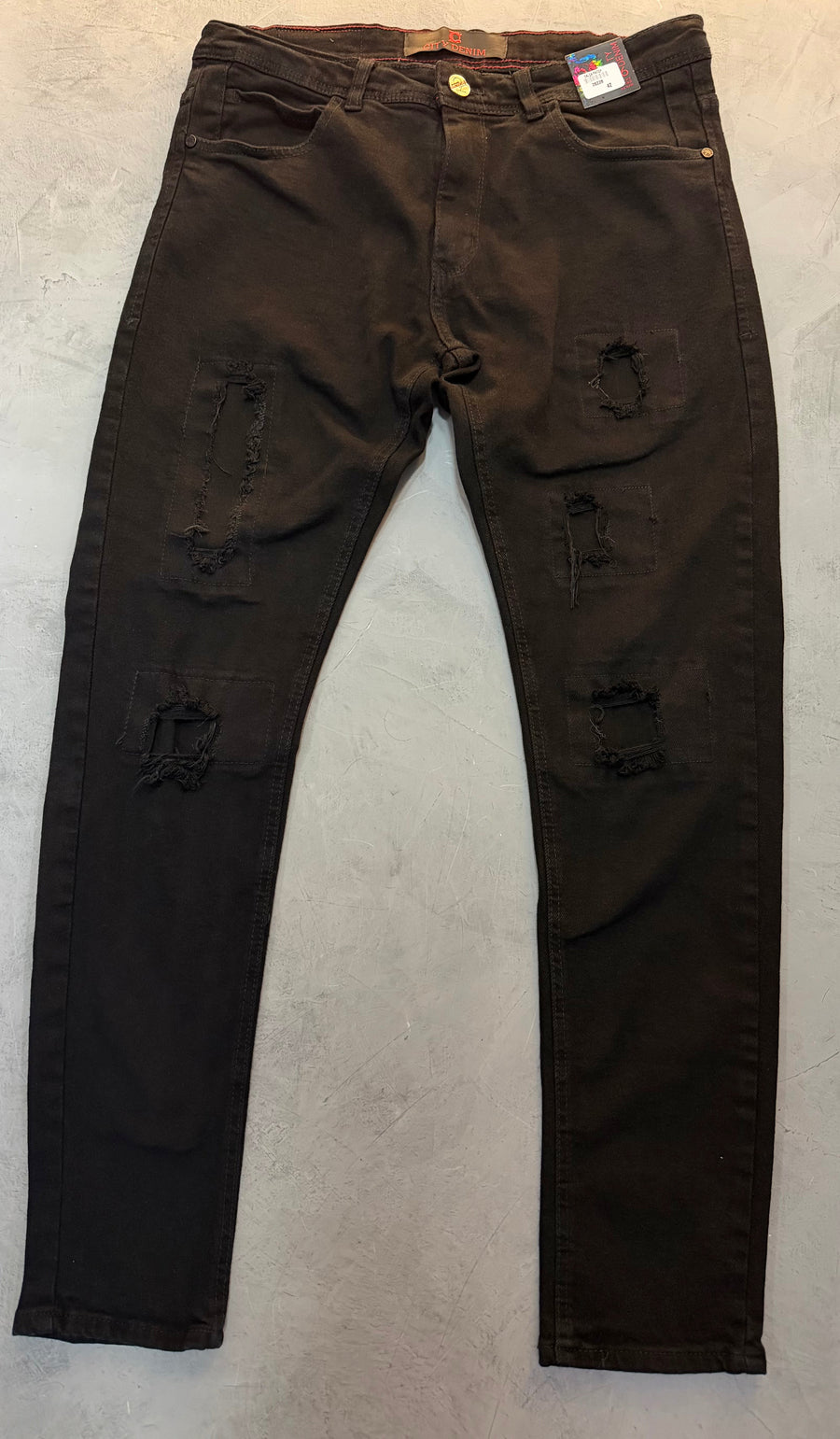 Calça Jogador Rasgada Preta - 100% Original