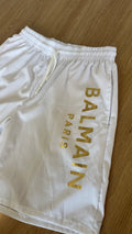 Bermuda Balmain Branca Premiun