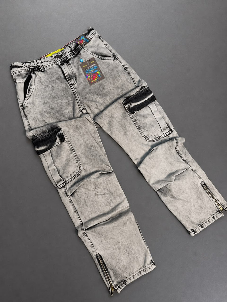 Calça Cargo Cinza - 100% Original