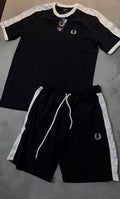 Conjunto Fred Perry Preto