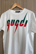 Camiseta Gucci Branca - Luxo
