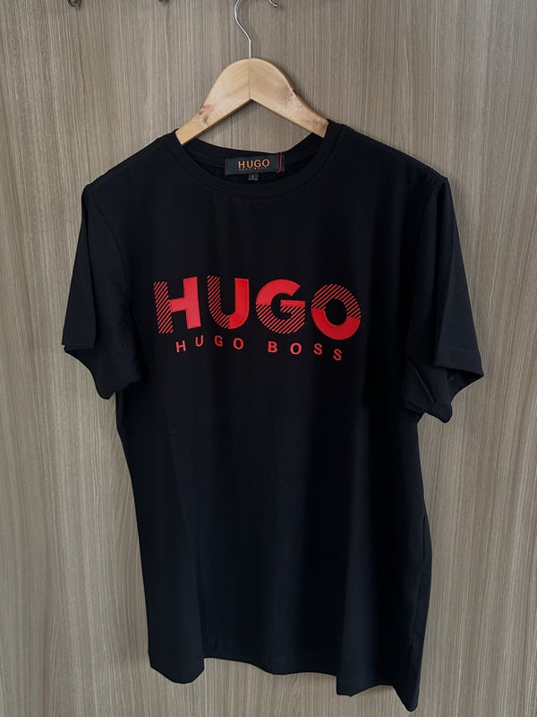 Camiseta Hugo Boss Preta - Luxo