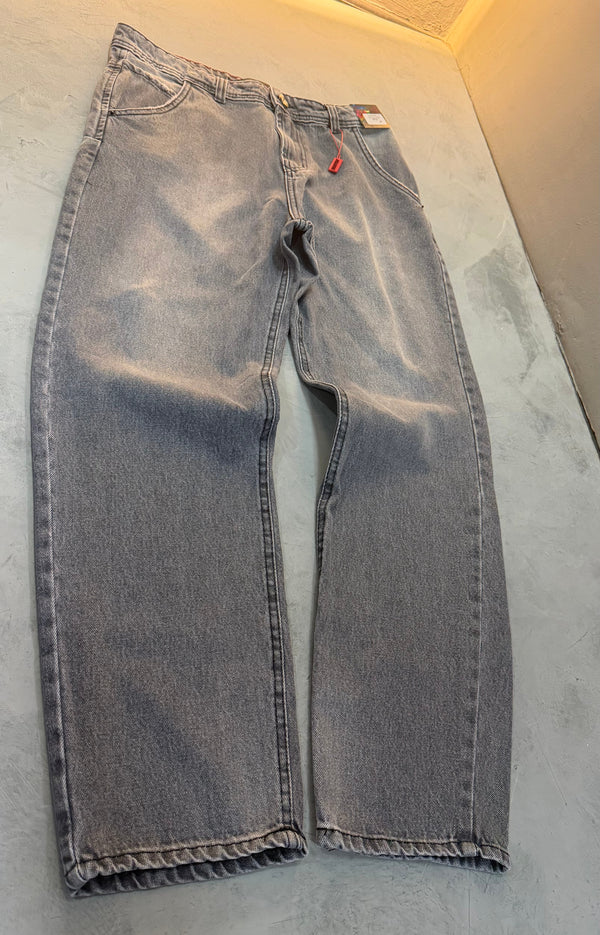 Calça Reta Cinza