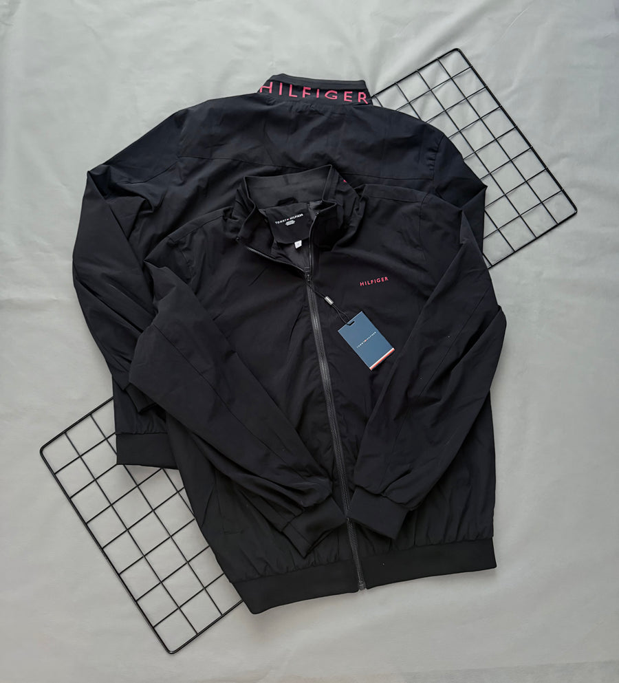 Jaqueta Gola Alta - Tommy Hilfiger Preta
