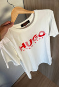 Camiseta Hugo Boss Branca - Luxo
