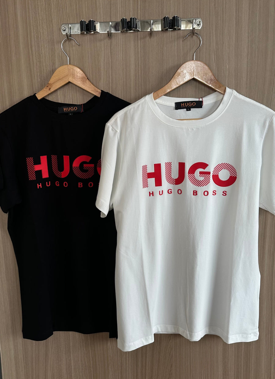 Camiseta Hugo Boss Branca - Luxo