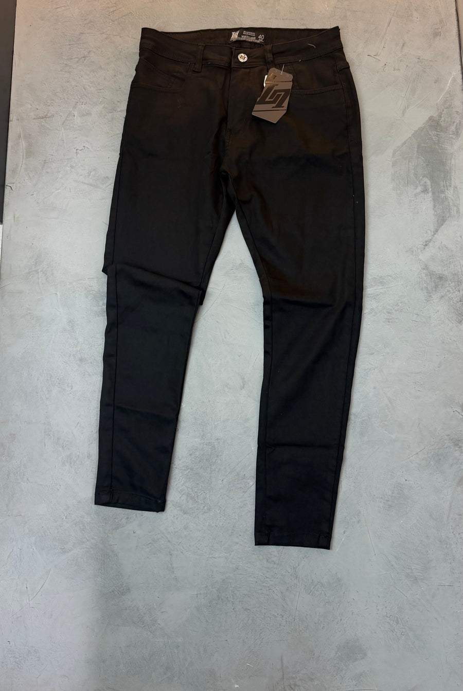 Calça Jogador Preta Básica - Lipse Jeans