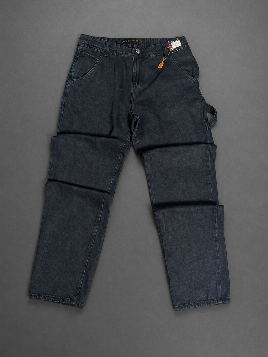 Calça Reta Azul - 100% Original