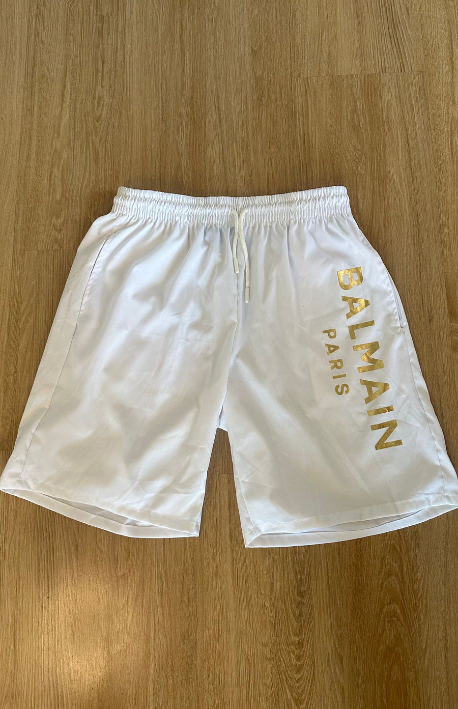 Bermuda Balmain Branca Premiun