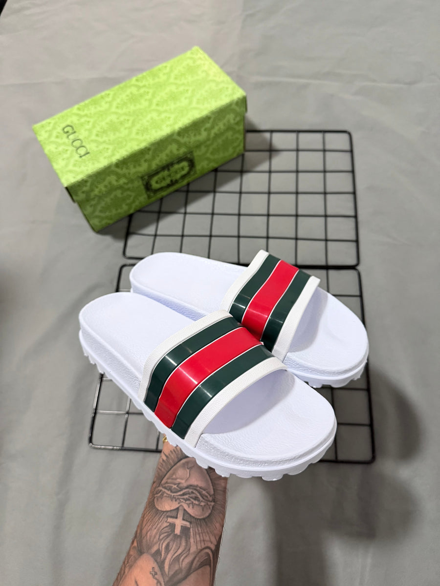 Chinelo Gucci Branco