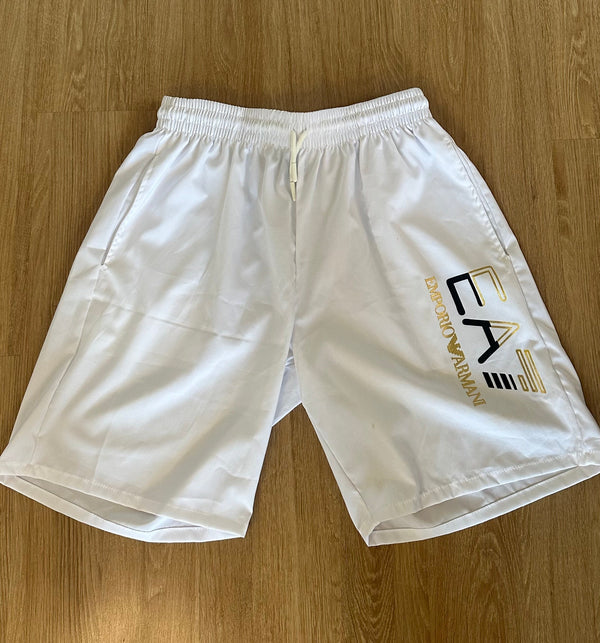 Bermuda EA7 Branca Premiun