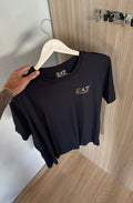 Camiseta EA7 Preta - Luxo