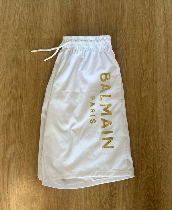 Bermuda Balmain Branca Premiun