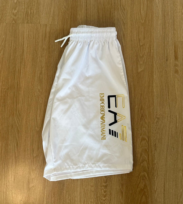 Bermuda EA7 Branca Premiun