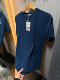 Camiseta Zara Slim Fit Azul