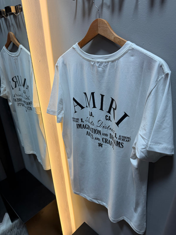 Camiseta Amiri Branca - Luxo