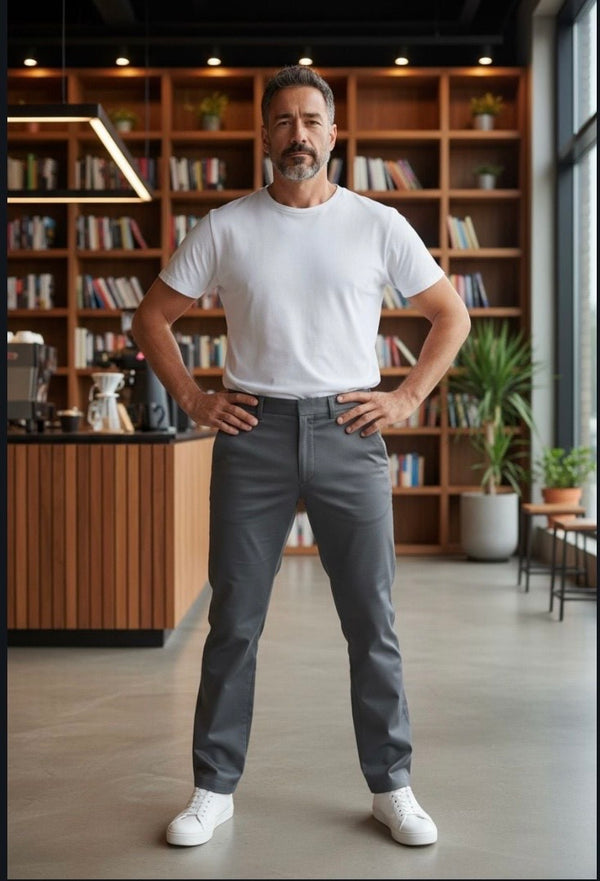 Calça Alfaiataria Zara - Cinza
