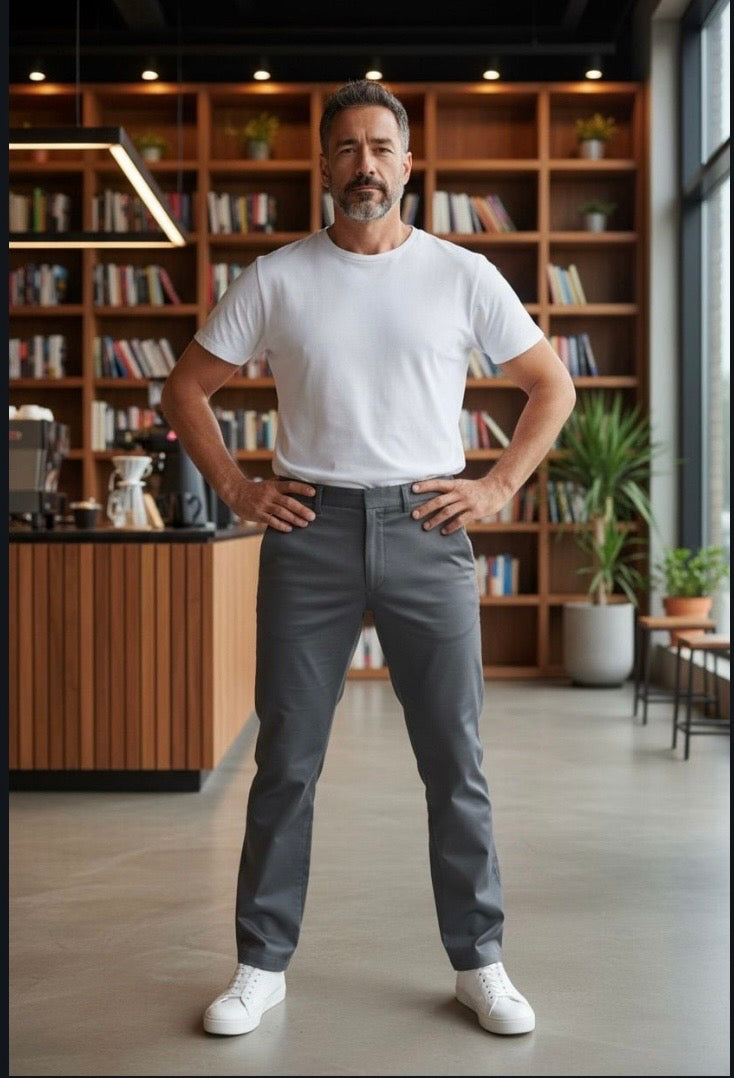 Calça Alfaiataria Zara - Cinza