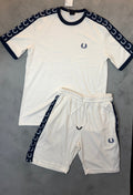 Conjunto Fred Perry Branco