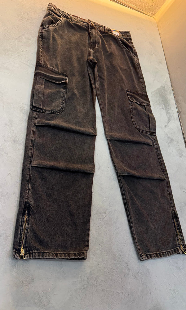 Calça Cargo Preta - 100% Original